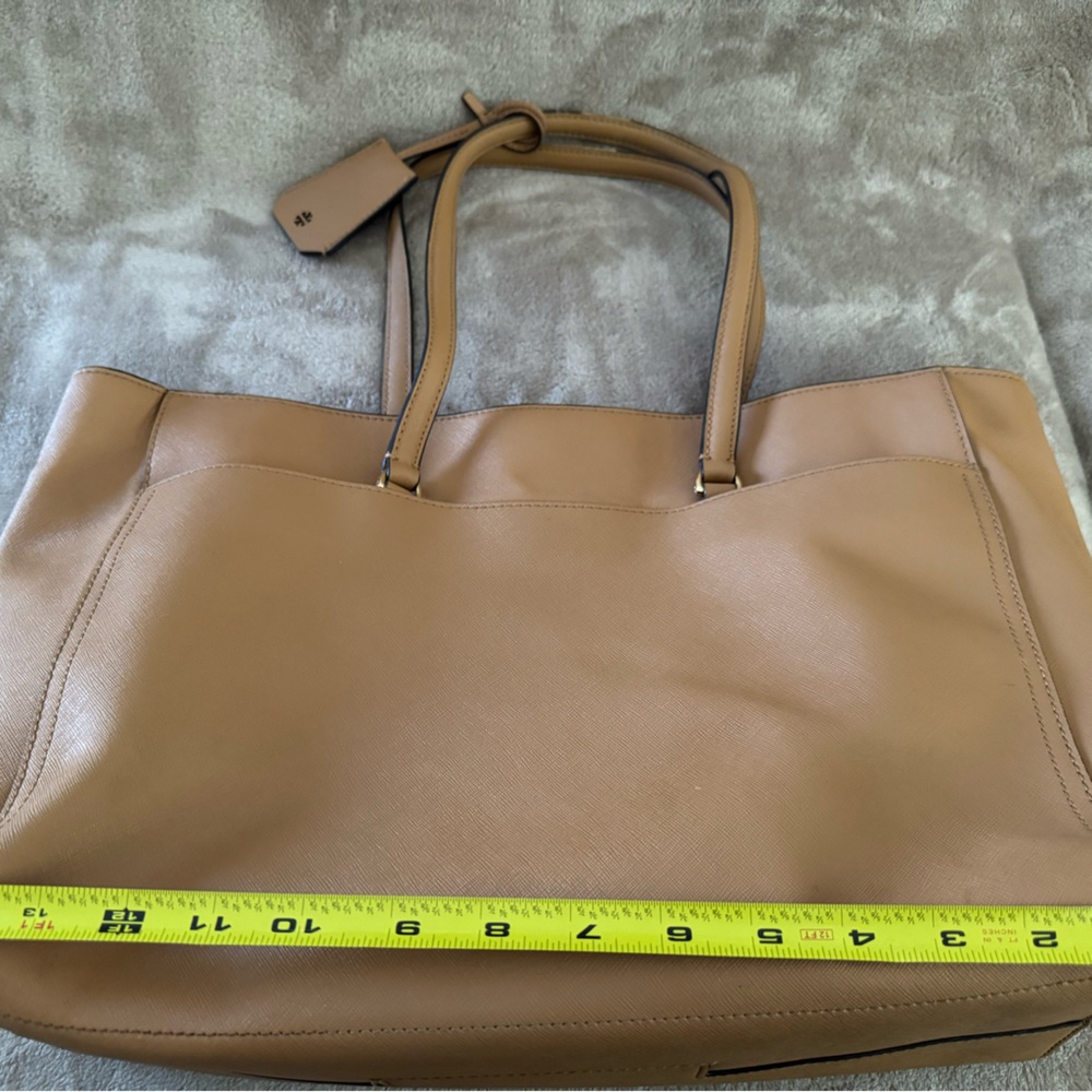 Tory Burch Tan Leather Tote Bag
